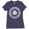 valknut shield Ladies Fitted T-Shirt