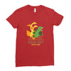 kaiju day Ladies Fitted T-Shirt
