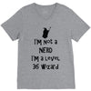 not a nerd (2) V-Neck Tee
