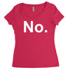 no funny new Women's Triblend Scoop T-shirt