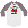 from my head tomatoes 3/4 Sleeve Shirt