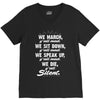 blk power V-Neck Tee