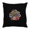 donut hungry Throw Pillow