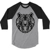 tiger zentangle 3/4 Sleeve Shirt