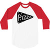 Pizza 3/4 Sleeve Shirt