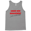 under new management just married mens black wedding present husband t Tank Top