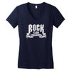 rock is dead paper killed it Women's V-Neck T-Shirt