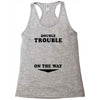 Double Trouble On The Way Racerback Tank