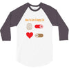 How To Live A Happy Life 3/4 Sleeve Shirt