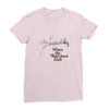 where the side quest ends Ladies Fitted T-Shirt