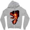 melting point Zipper Hoodie