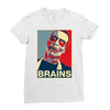 zombie poster, ideal birthday gift or present Ladies Fitted T-Shirt