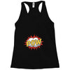 POW! Funny Explosion Cartoon Racerback Tank