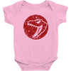 Red Dinosaur Baby Bodysuit