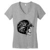 hi girl... ride with me! Women's V-Neck T-Shirt