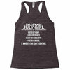 Smartass July Girl Racerback Tank