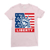 liberty statue Ladies Fitted T-Shirt