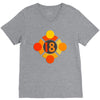 orange 18 V-Neck Tee