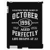 legends were born in october genuıne 1996 qualıty one kind of aged l iPad 3 and 4 Case