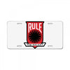 first order License Plate