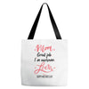 Mom Great Job I m Awesome Love Happy Mother's Day Tote Bags