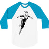 captain marvel 8 3/4 Sleeve Shirt