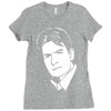 charlie sheen ,film Ladies Fitted T-Shirt