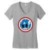 angry captain Women's V-Neck T-Shirt