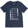 beard length chart V-Neck Tee