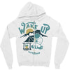 wake up and drink a coffee Zipper Hoodie