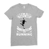 simple man running Ladies Fitted T-Shirt