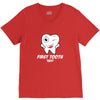 First Tooth Date V-Neck Tee
