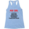 May Girl Hated By Many Racerback Tank