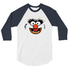 animal face 3/4 Sleeve Shirt