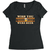 Wish You Were Beer Women's Triblend Scoop T-shirt