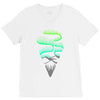 aurora borealis V-Neck Tee