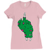 rude zombie Ladies Fitted T-Shirt