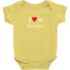 i love my bichonpoo Baby Bodysuit