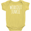 workout junkie Baby Onesie