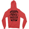 Super Cool Papaw Of A Freaking Awesome Daughter Zipper Hoodie