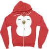 cute penguin Zipper Hoodie