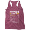 October Girl Facts Libra Racerback Tank