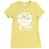 sloth's gym Ladies Fitted T-Shirt