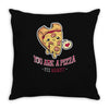 pizza my heart (2) Throw Pillow