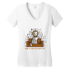 ruling the world Women's V-Neck T-Shirt