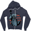 us flag 2 Zipper Hoodie