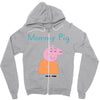 peppa pig mommy pig Zipper Hoodie