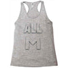 all m Racerback Tank