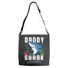 daddy shark doo doo doo family matching Adjustable Strap Totes