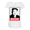 Kim Jong Un Boom Rocketman Maternity Scoop Neck T-shirt